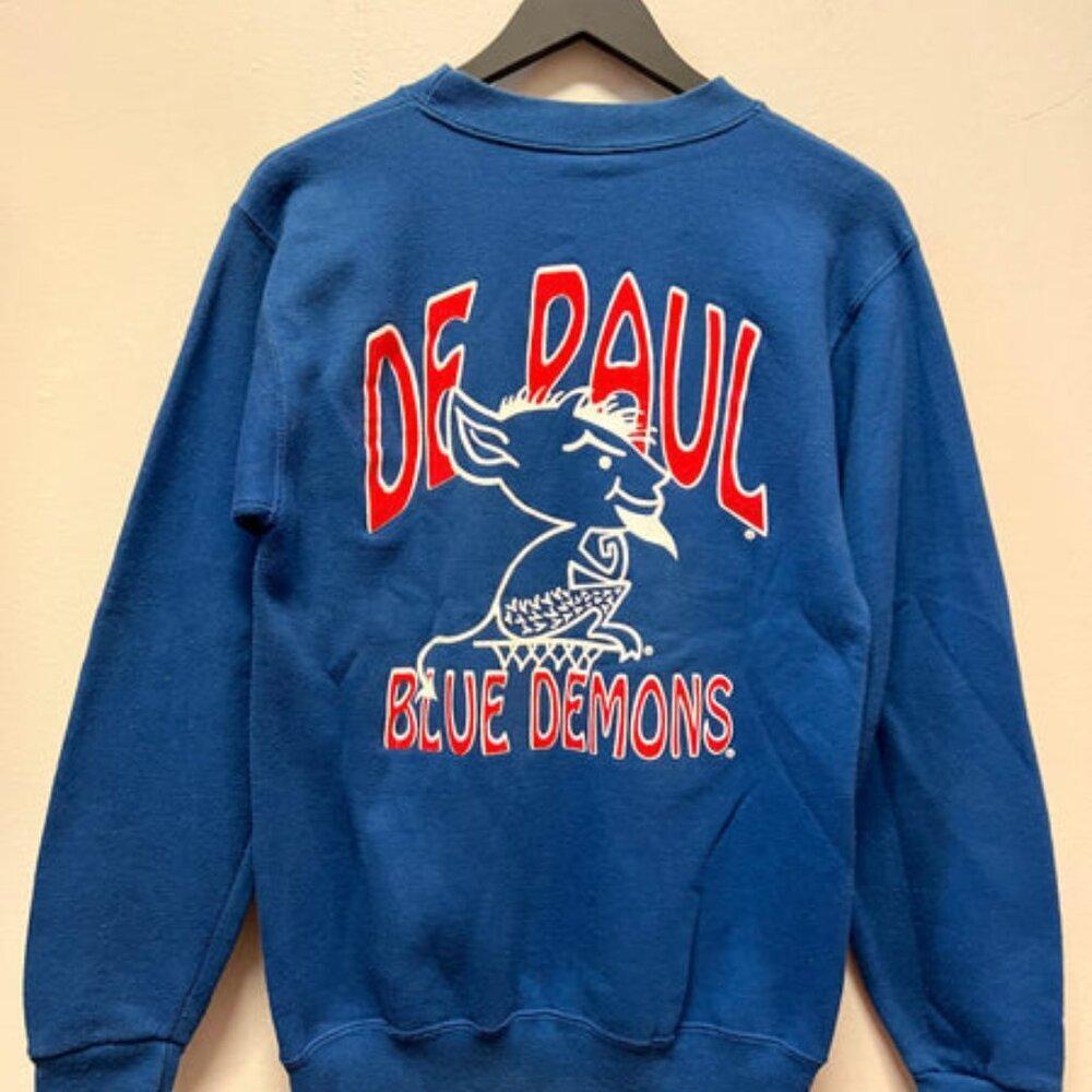 1989 Depaul University Sweatshirt Sweaters Retro